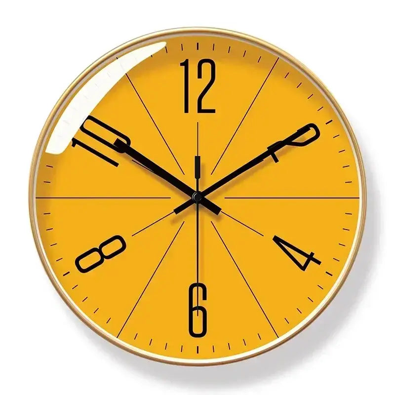 Modern Nordic Wall Clock – Silent Sweep Movement