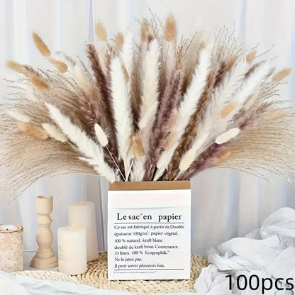 Dried Pampas Grass Bouquet – Boho Home Decor