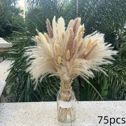 Dried Pampas Grass Bouquet – Boho Home Decor