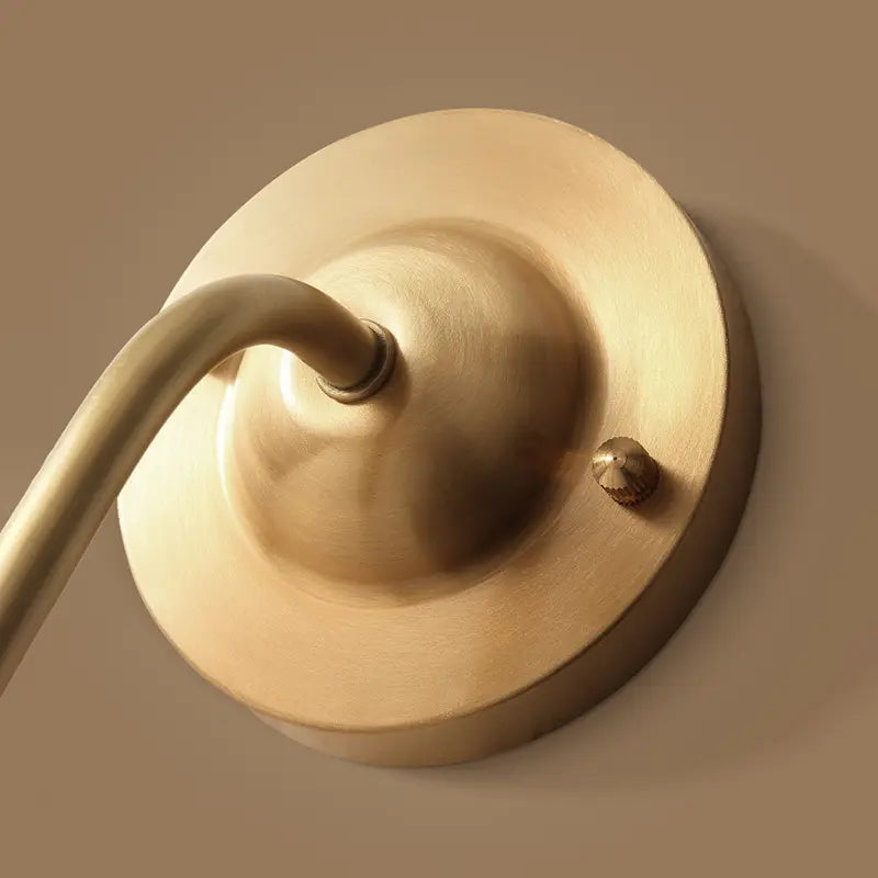 Stylish Full Copper Wall Lamp, Nordic Bedroom Living Room Decor.