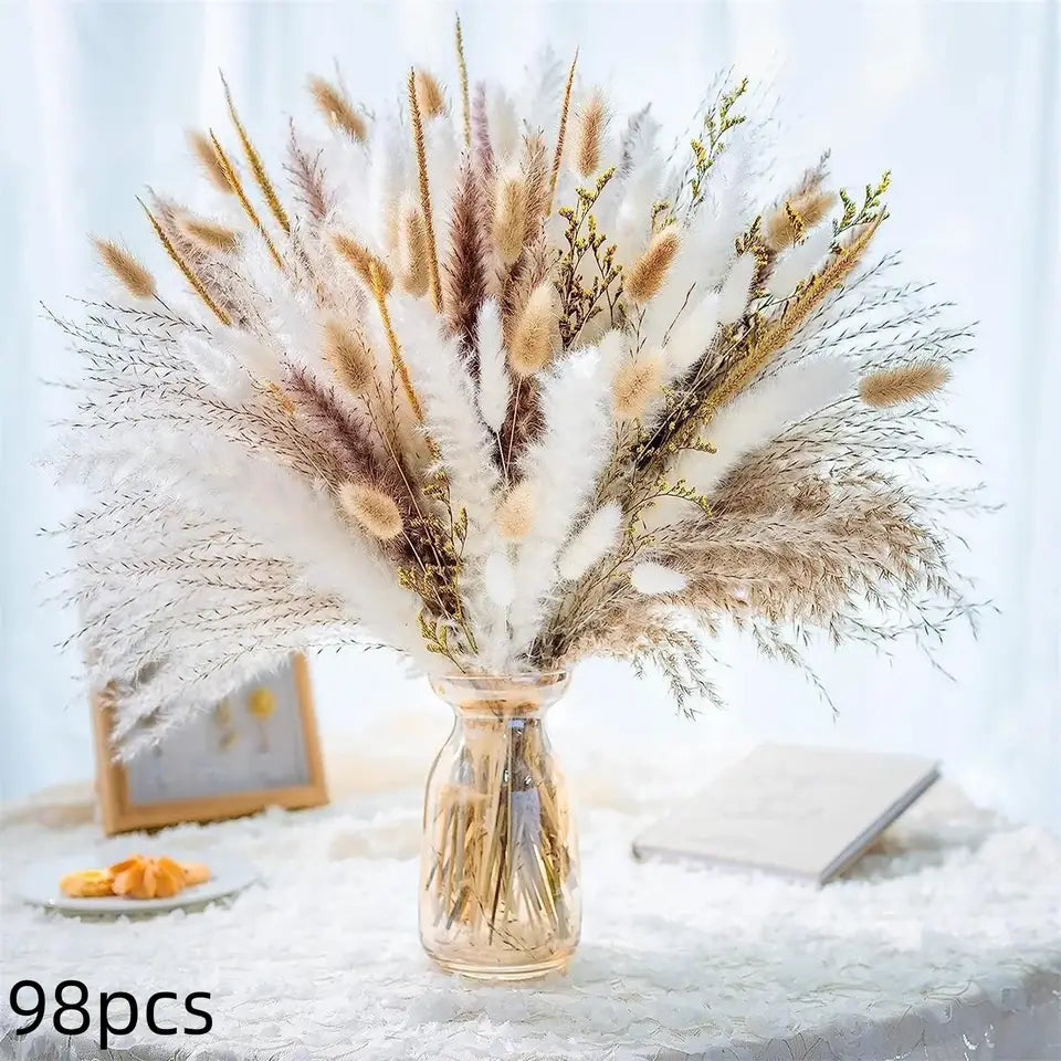 Dried Pampas Grass Bouquet - Boho Home Decor | sitezone test 02