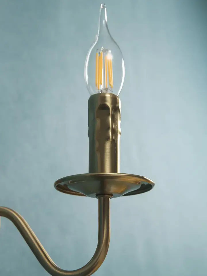 Nordic Candle Wall Sconce - Retro Bedside Reading Lamp | sitezone test 02