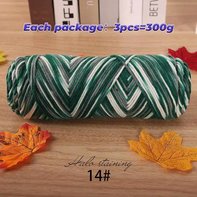 Dyed Milk Cotton Yarn - DIY Knitting & Crochet | sitezone test 02