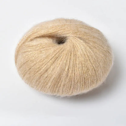 Sequin Mohair Crochet Yarn - Soft & Warm for Baby Projects