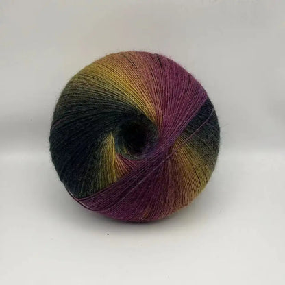 Rainbow Gradient Yarn - 200g/1600m for Crochet