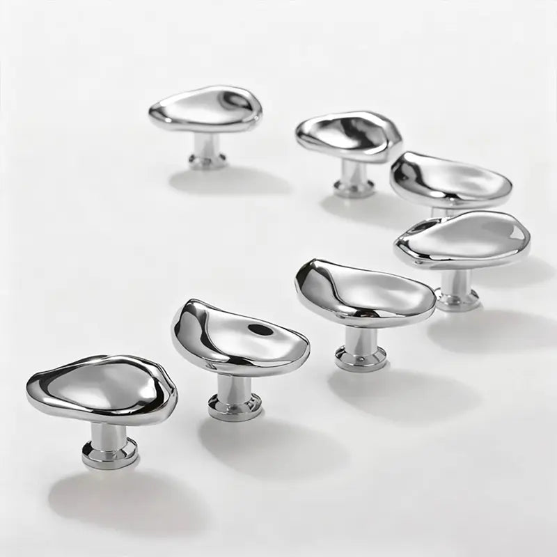 Silver Cabinet Handle - Modern Design for Drawers & Doors
