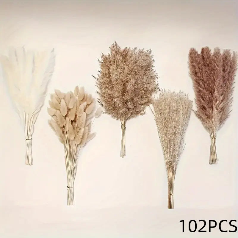 Dried Pampas Grass Bouquet - Boho Home Decor | sitezone test 02