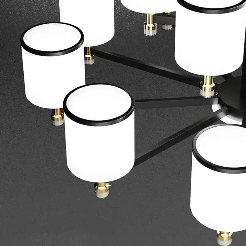 Modern Gold Chandelier - Luxury Lighting for Living Room