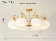 Nordic LED Chandelier – Modern Design for Living Room