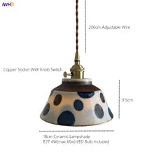 Ceramic Pendant Light - Japanese Style for Dining Room | sitezone test 02