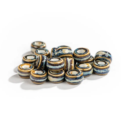 Vintage Ceramic Beads - Ring Shape for Jewelry Making | sitezone test 02