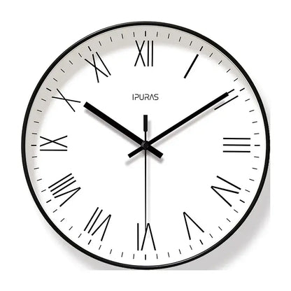 Modern Nordic Wall Clock – Silent Sweep Movement