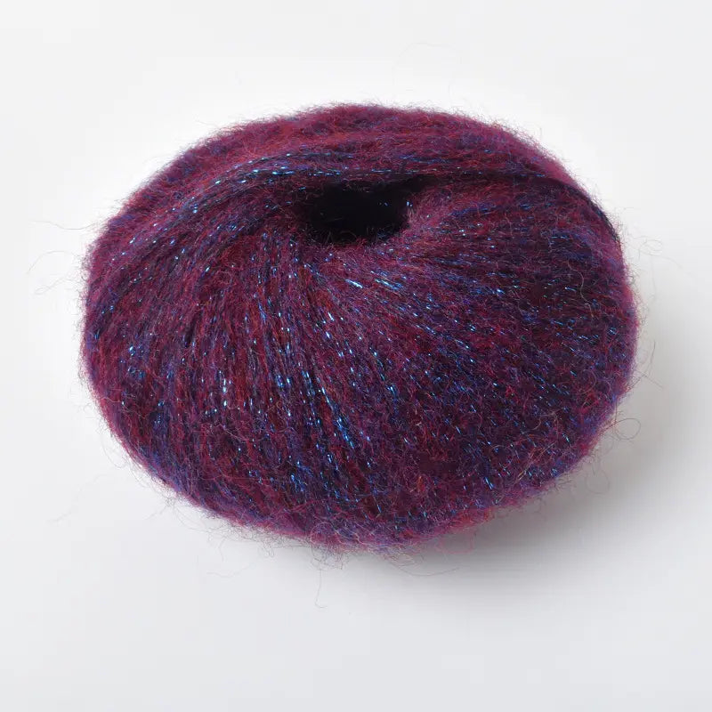 Sequin Mohair Crochet Yarn - Soft & Warm for Baby Projects