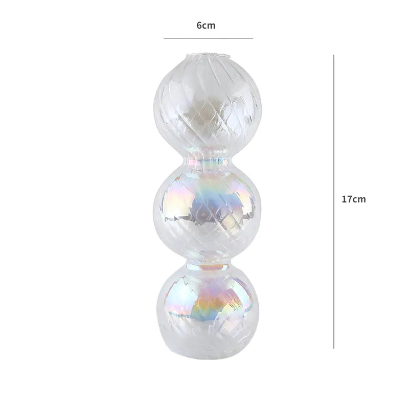 Rainbow Glass Candle Holder – Adds Color & Style