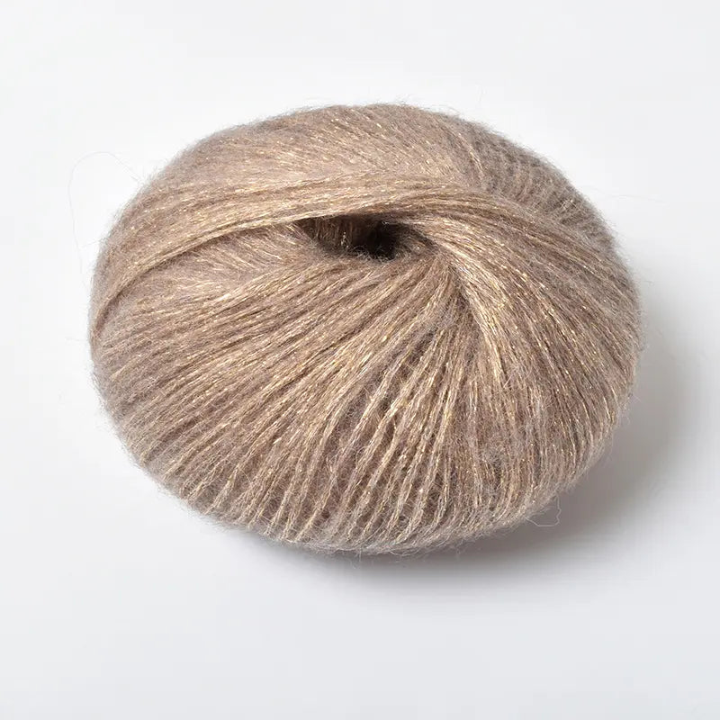 Sequin Mohair Crochet Yarn - Soft & Warm for Baby Projects