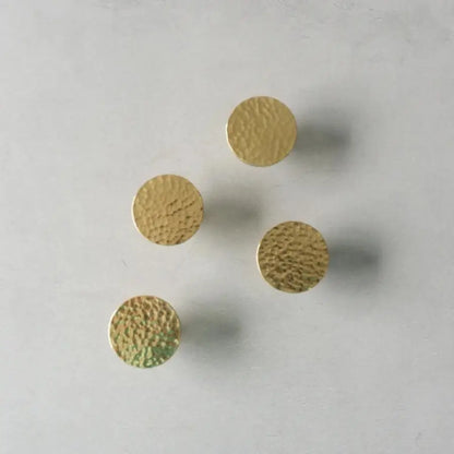 Brass Cabinet Knobs - Hand-Hammered Texture, Modern Design | sitezone test 02