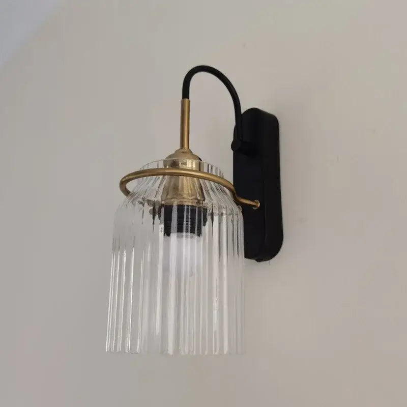 Retro Industrial Wall Sconce - Dimmable LED for Bedroom