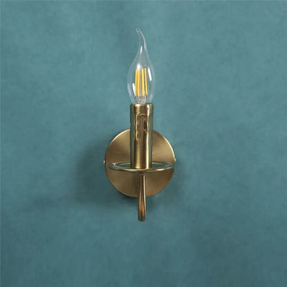 Nordic Candle Wall Sconce - Retro Bedside Reading Lamp | sitezone test 02
