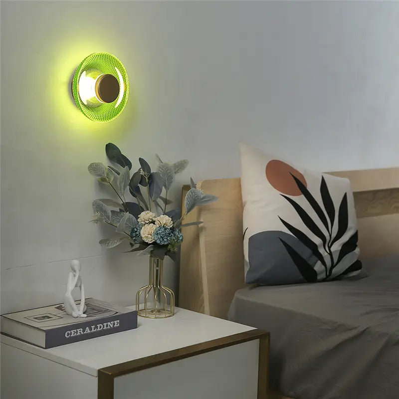 Moderne Farbige Glas Wand Lampen Nordic Led Beleuchtung Schüssel Hängen Wandlampen Wohnzimmer Schlafzimmer Nacht Lampe Indoor Decor Leuchten