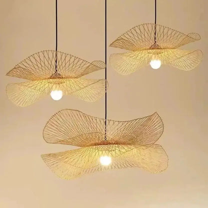 Rattan Chandelier - Handwoven for Cafe & Dining