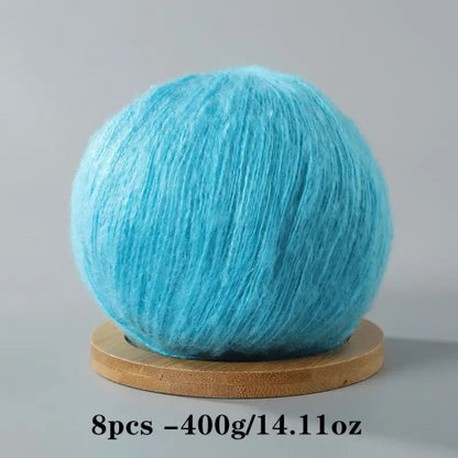 Mohair Yarn Set - Soft & Skin-Friendly for DIY Projects