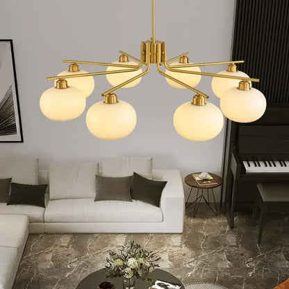 Nordic Glass Pendant Light – Modern LED for Dining & Kitchen