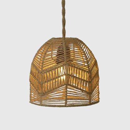 Bamboo Pendant Light – Hand-Woven Lantern for Warm Ambiance