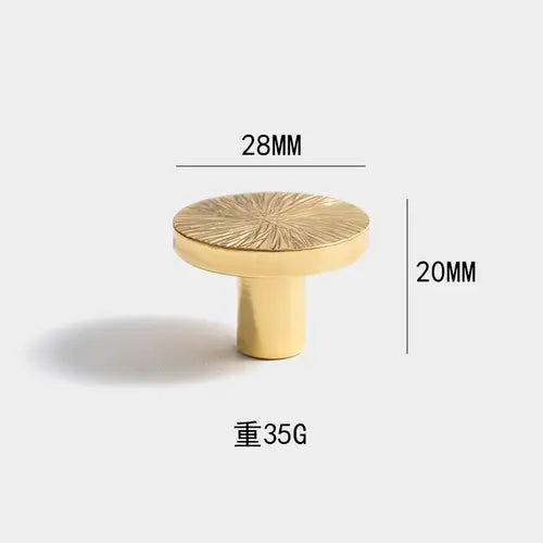 Gold Hammered Cabinet Knob – Luxury Drawer Pulls | sitezone test 02