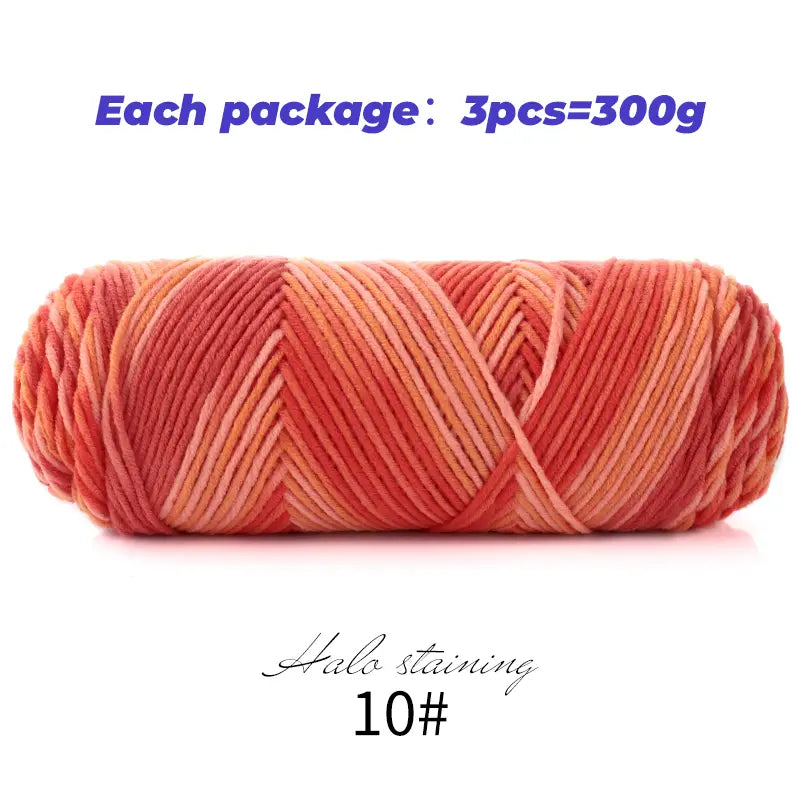 Dyed Milk Cotton Yarn - DIY Knitting & Crochet | sitezone test 02