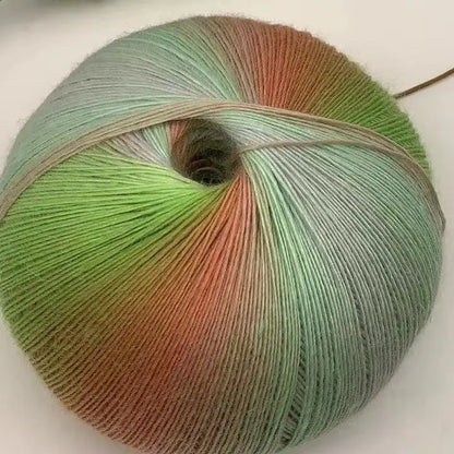 Rainbow Gradient Yarn - 200g/1600m for Crochet
