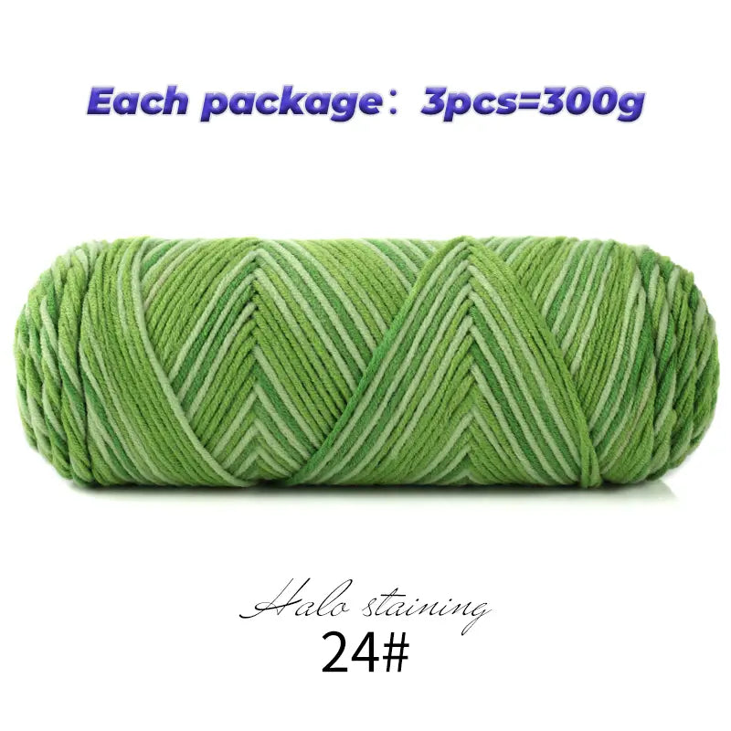 Dyed Milk Cotton Yarn - DIY Knitting & Crochet | sitezone test 02