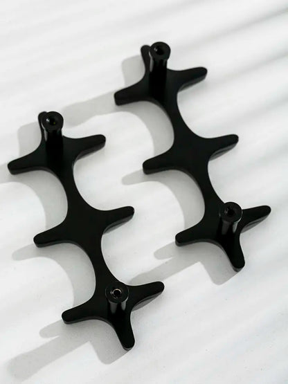 Minimalist Brass Cabinet Pulls - Modern Black Handles