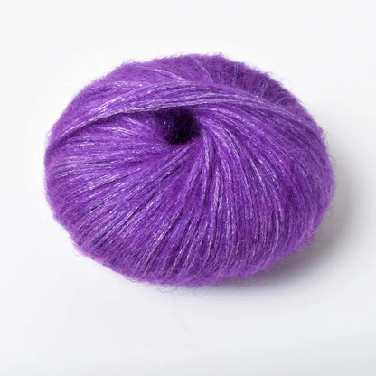 Sequin Mohair Crochet Yarn - Soft & Warm for Baby Projects