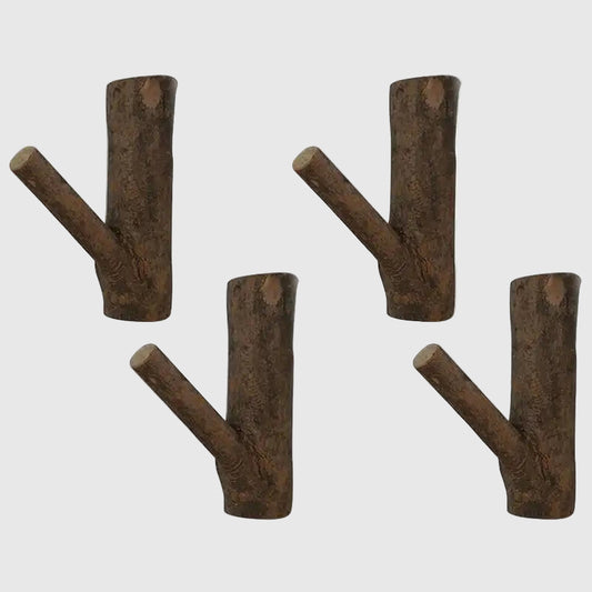 Wooden Branch Coat Hooks - Decorative Wall Organizer | sitezone test 02
