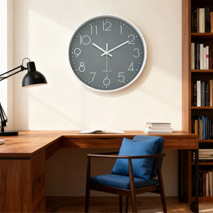Minimalist Quartz Wall Clock – Silent, Modern Design