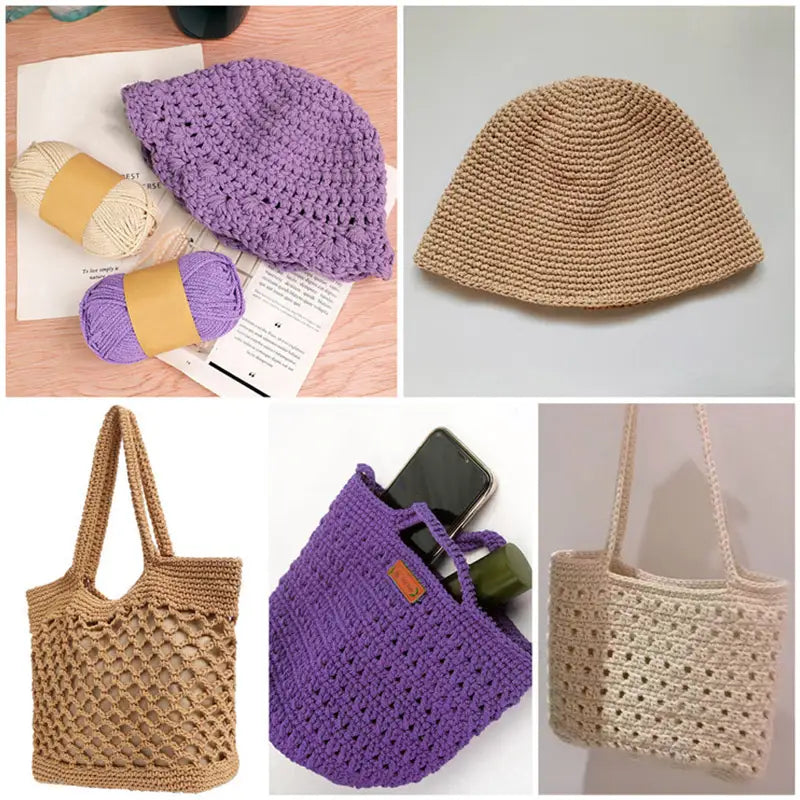 Soft Crochet Cotton Yarn - Baby-Safe Knitting & Crafting