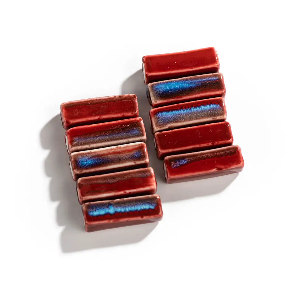 Ceramic Strip Beads - Color-Changing for Jewelry Making