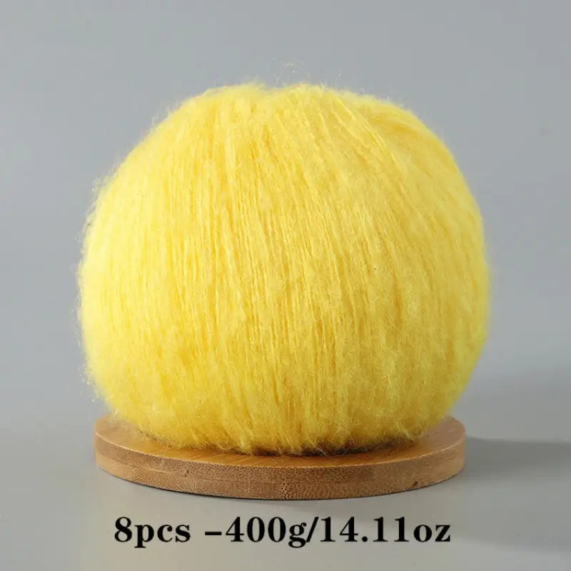 Mohair Yarn Set - Soft & Skin-Friendly for DIY Projects