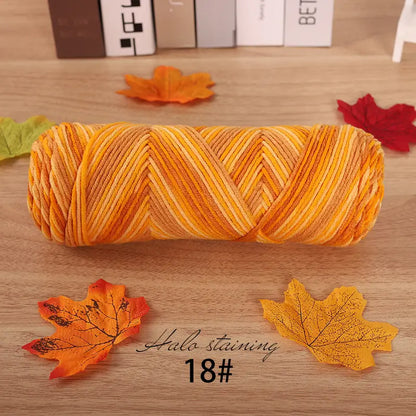 Dyed Milk Cotton Yarn - DIY Knitting & Crochet | sitezone test 02