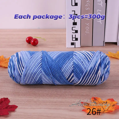 Dyed Milk Cotton Yarn - DIY Knitting & Crochet | sitezone test 02