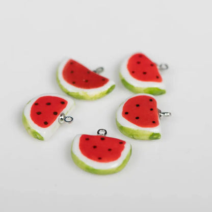 Strawberry Ceramic Beads - Retro Jewelry Pendant