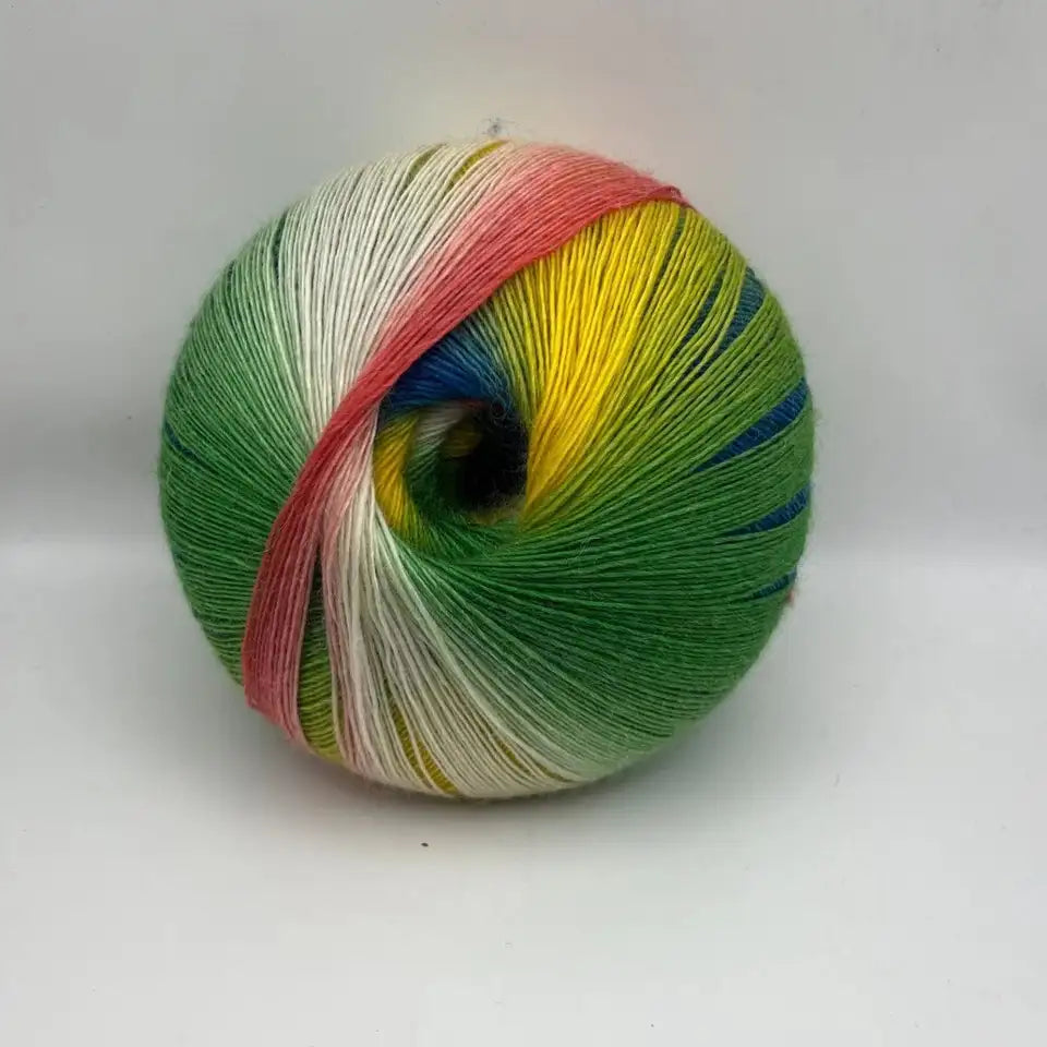Rainbow Gradient Yarn - 200g/1600m for Crochet