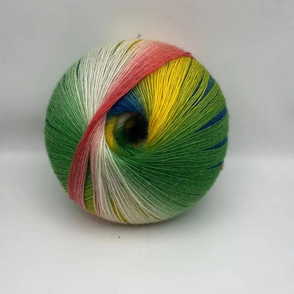 Rainbow Gradient Yarn - 200g/1600m for Crochet