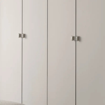 Oval Mirror Cabinet Handle - Titanium Silver, Modern Design