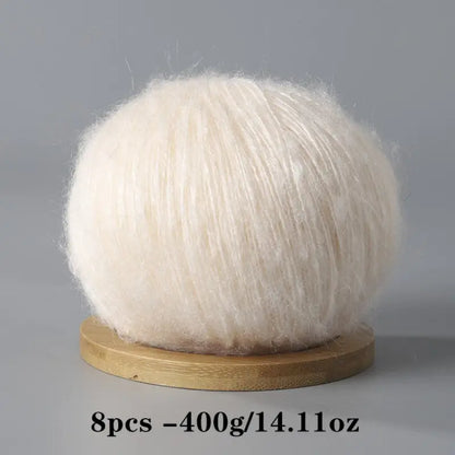 Mohair Yarn Set - Soft & Skin-Friendly for DIY Projects