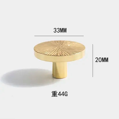 Gold Hammered Cabinet Knob – Luxury Drawer Pulls | sitezone test 02