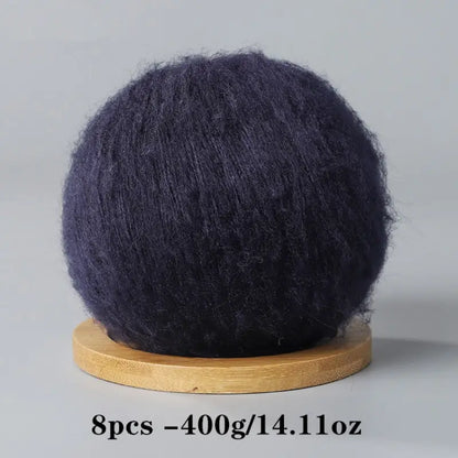 Mohair Yarn Set - Soft & Skin-Friendly for DIY Projects