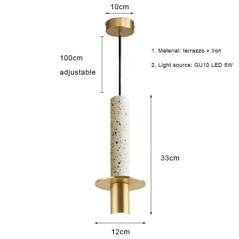 Moderne luxuriöse Marmor-LED-Pendelleuchte GU10, nordische kreative Pendelleuchte, Raumdekoration, Schlafzimmer, Esszimmer, Beleuchtungskörper