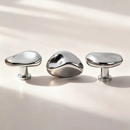 Silver Cabinet Handle - Modern Design for Drawers & Doors