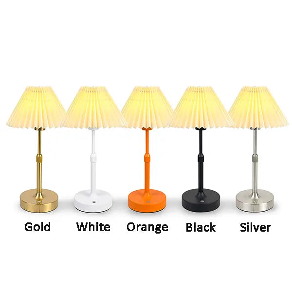 Fabric Desk Lamp - Rechargeable & Touch Control